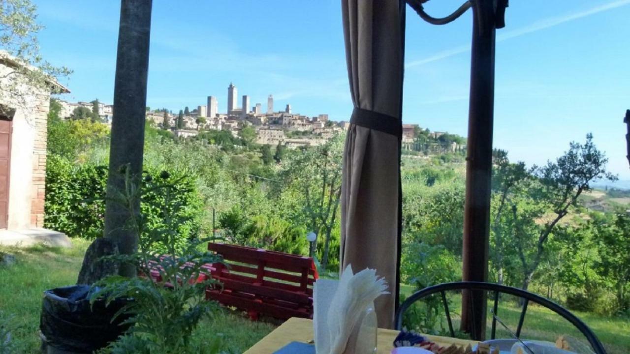Antico Casolare Villa San Gimignano Exteriör bild